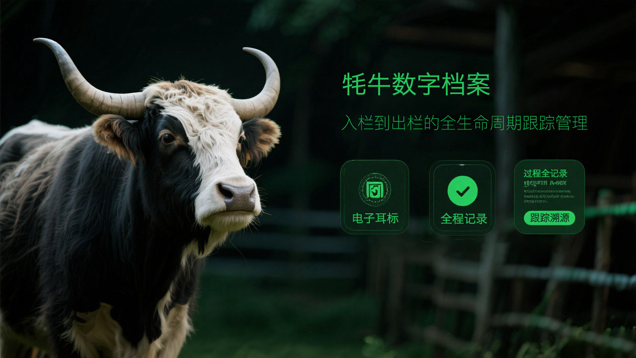 牦牛身份证全生命周期溯源系统