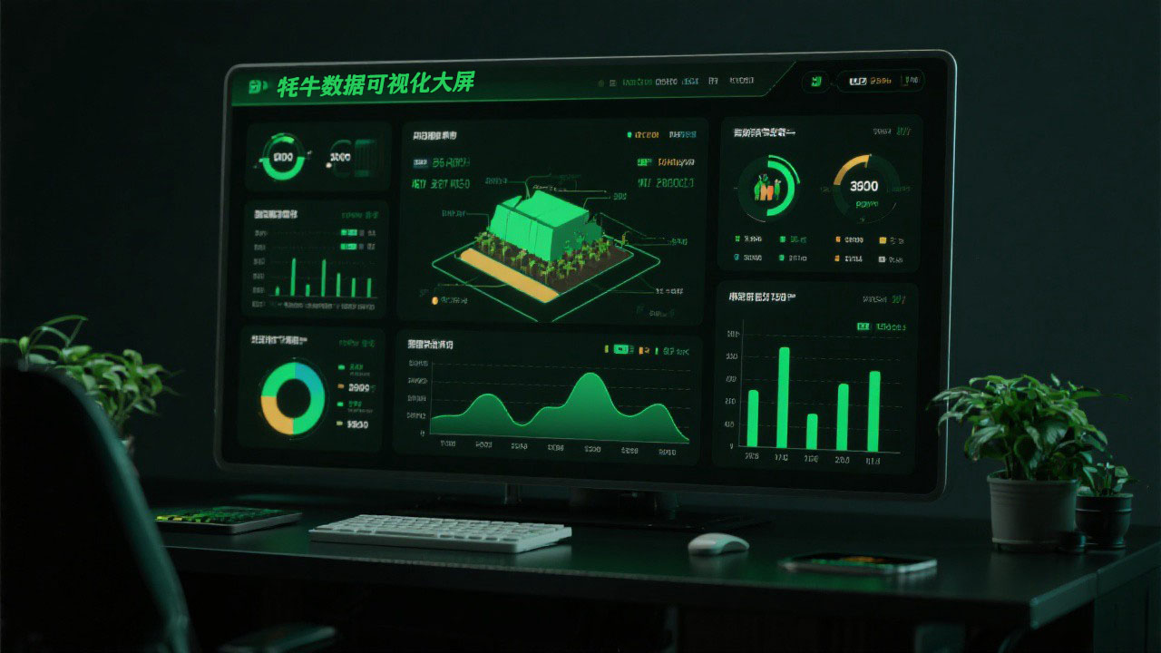 牦牛数据可视化大屏